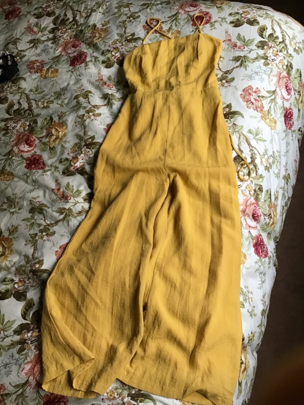 Gorgeous Lulus Jumpsuit in Gold Linen